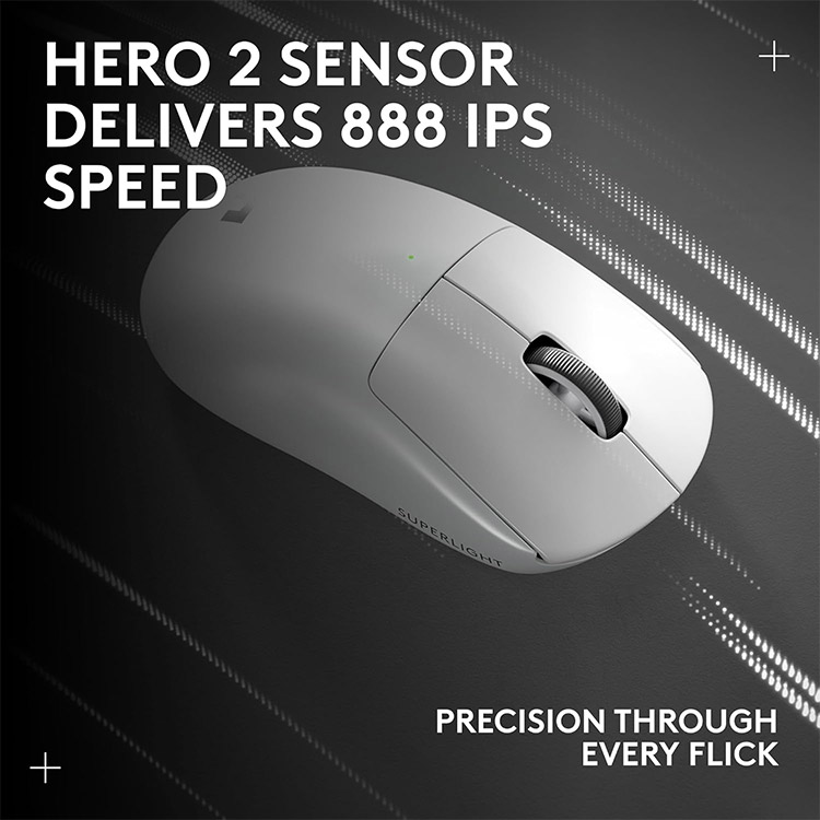 خرید موس Logitech G Pro X SUPERLIGHT 2 - بی‌سیم - سفید